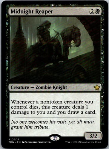 Midnight Reaper R PPELD #77 LP MTG Magic