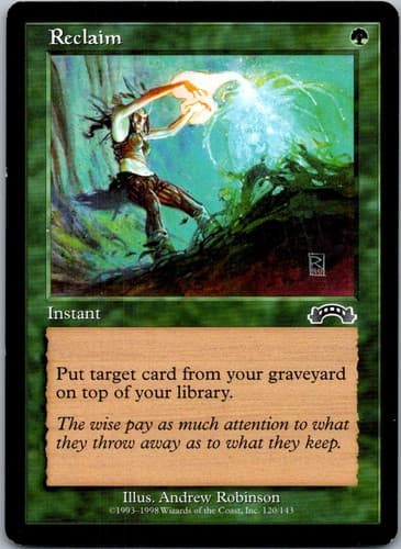 Reclaim C EXO #120 LP MTG Magic