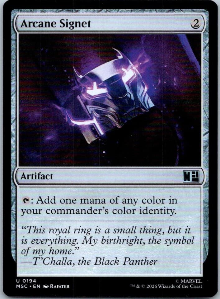 Arcane Signet () U Commander: Marvel Super Heroes 194 NM