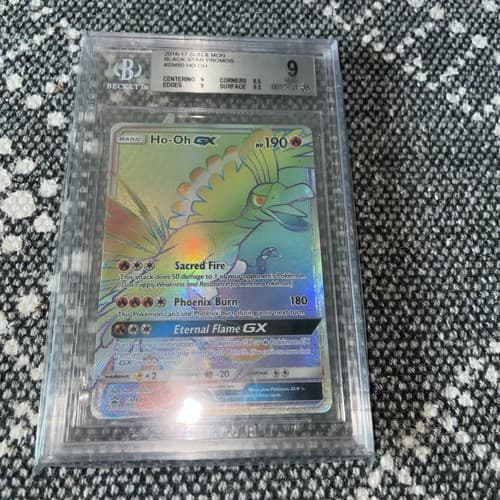 9 MINT Ho - Oh GX SM80 black star promo Shining Legend Premium Collection 2017