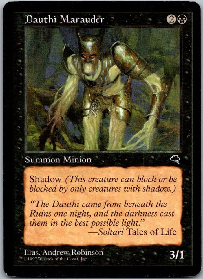 Dauthi Marauder C TMP #123 LP MTG Magic