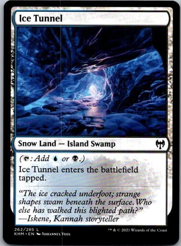 Ice Tunnel L KHM #262 NM MTG Magic