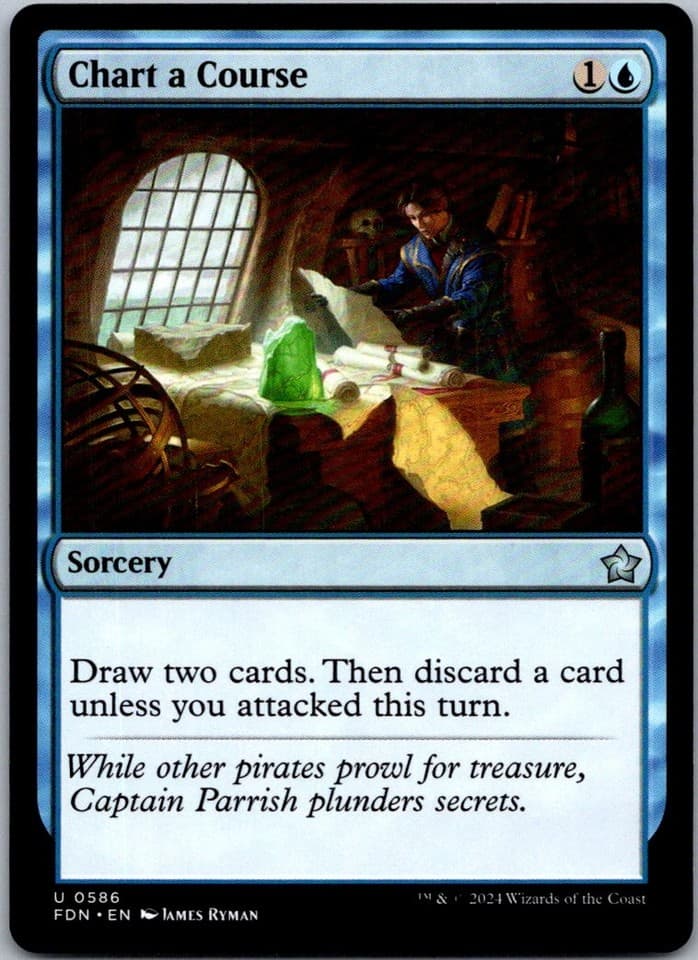 Chart a Course U LIST #48 NM MTG Magic