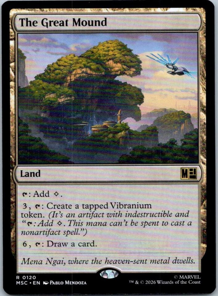 The Great Mound R Commander: Marvel Super Heroes 120 NM