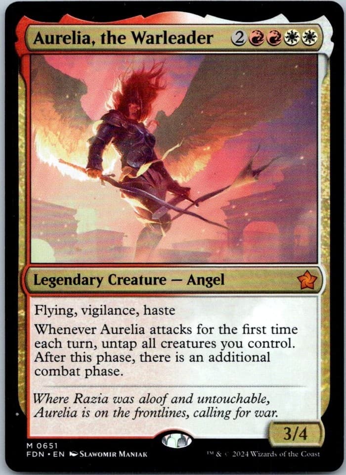 Aurelia, the Warleader M Foundations 651 NM