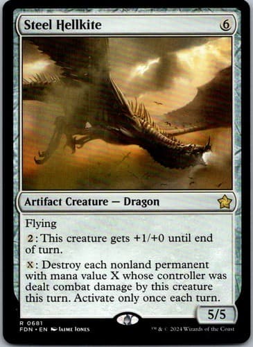Steel Hellkite R SCD #278 LP MTG Magic